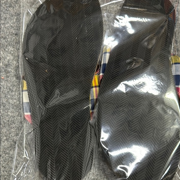 Cole Haan Multicolor Plaid Flip Flops - Picture 6 of 6